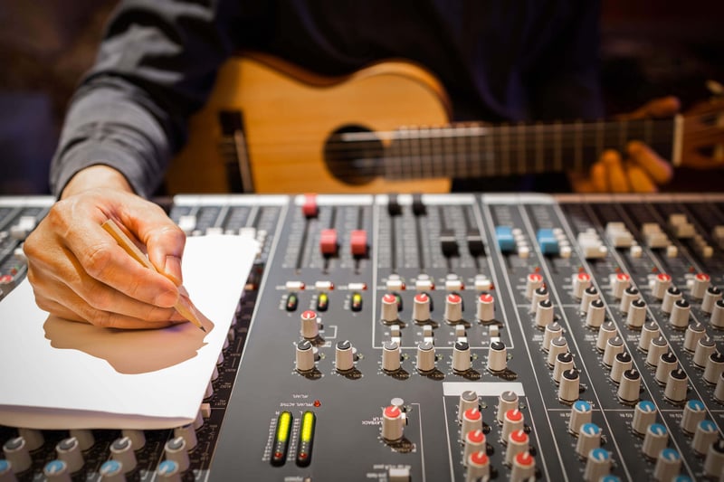 Mixing sound board paralleling the right mix of go-to-marketing strategy necessary for success_Smart Bug Media