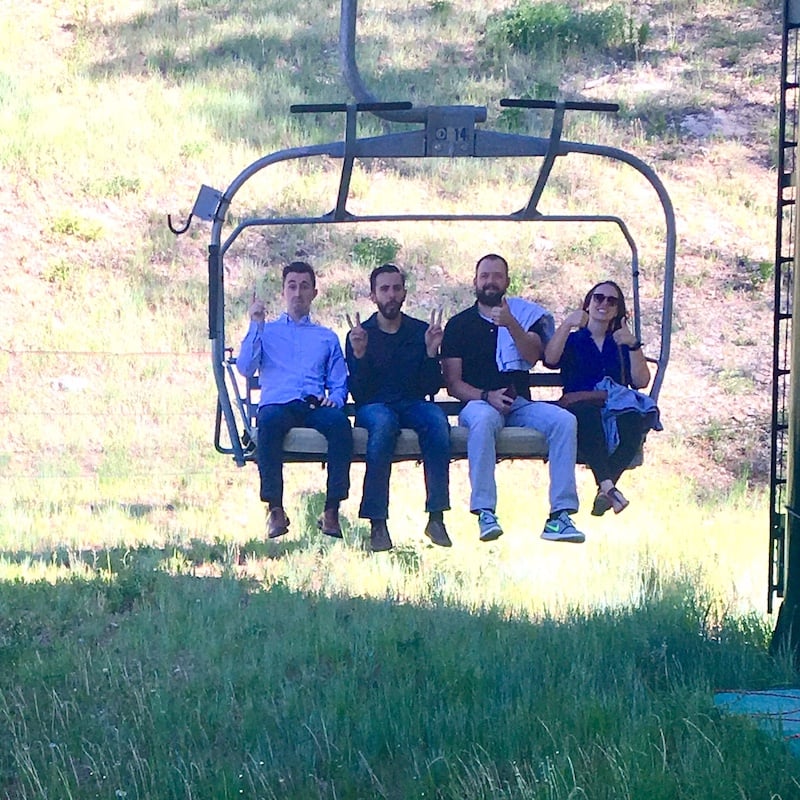 SmartBugs on a ski lift