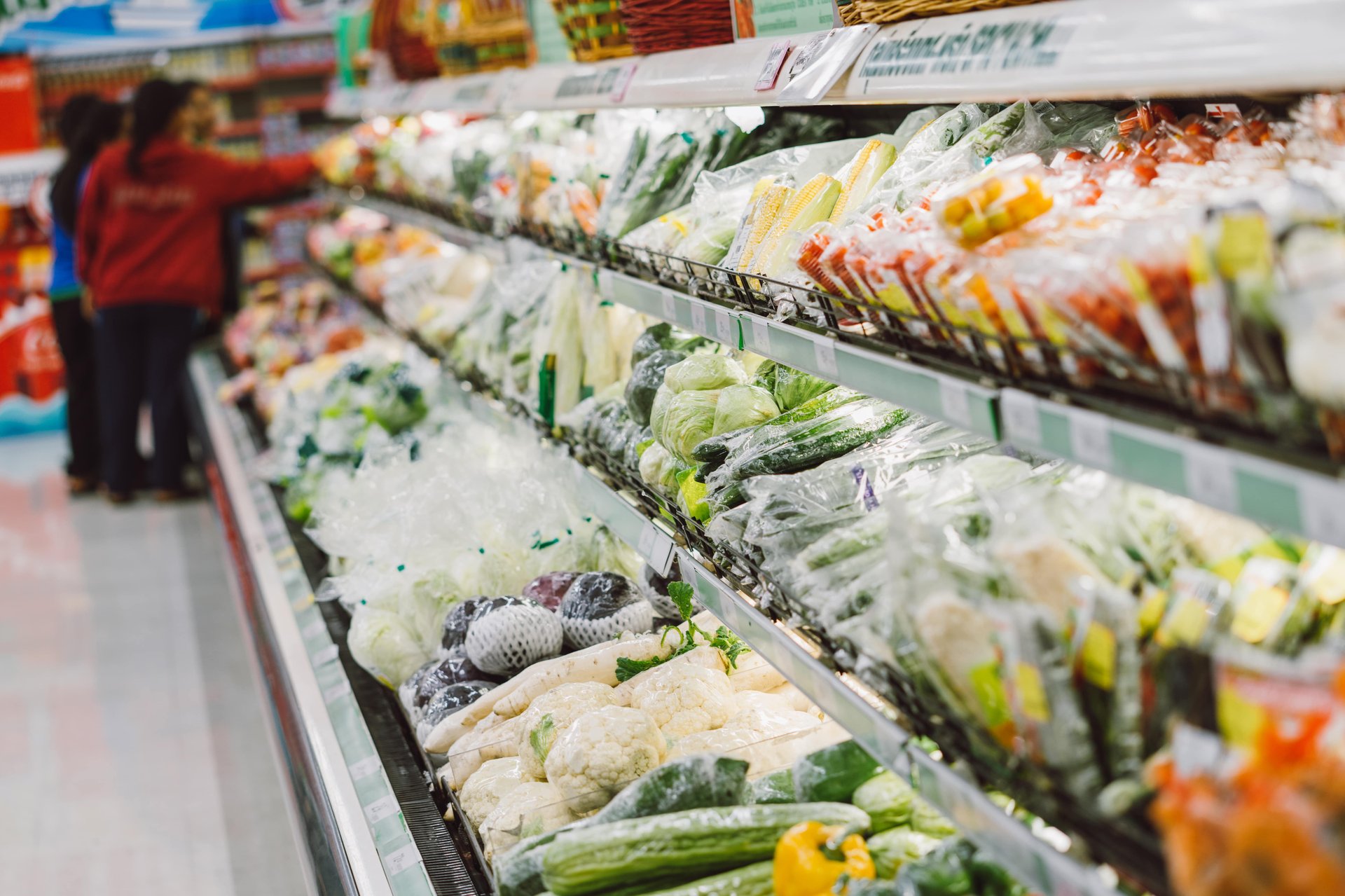 product department at a grocery store