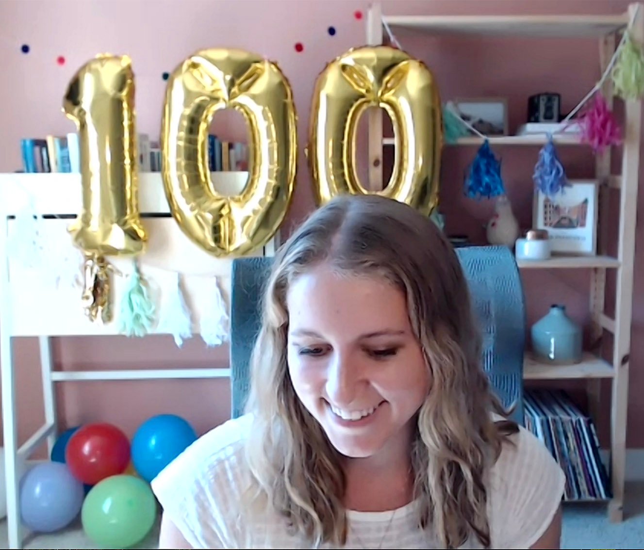 Meg's celebration