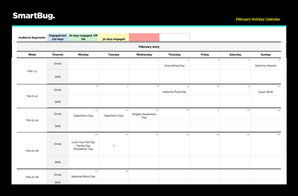 February Content Calendar