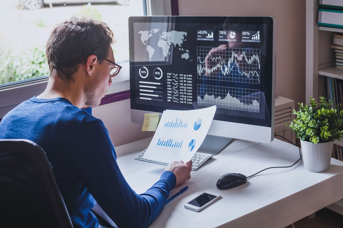 MarTech Stack Being Analyzed by a Digital Marketing Analyst