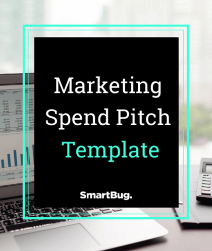 Marketing Spend Pitch Template cover