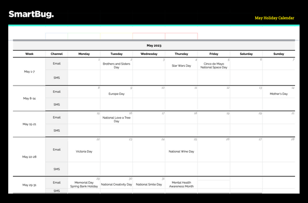 May Content Calendar