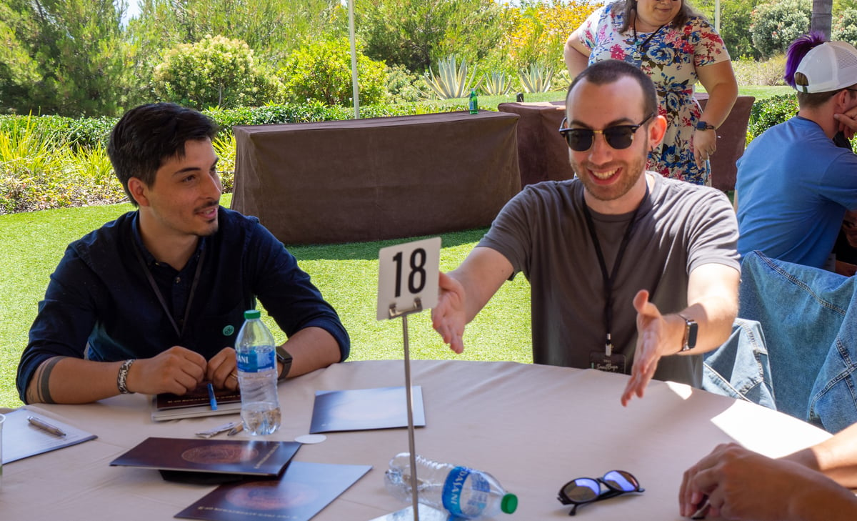 SmartBugs at a table