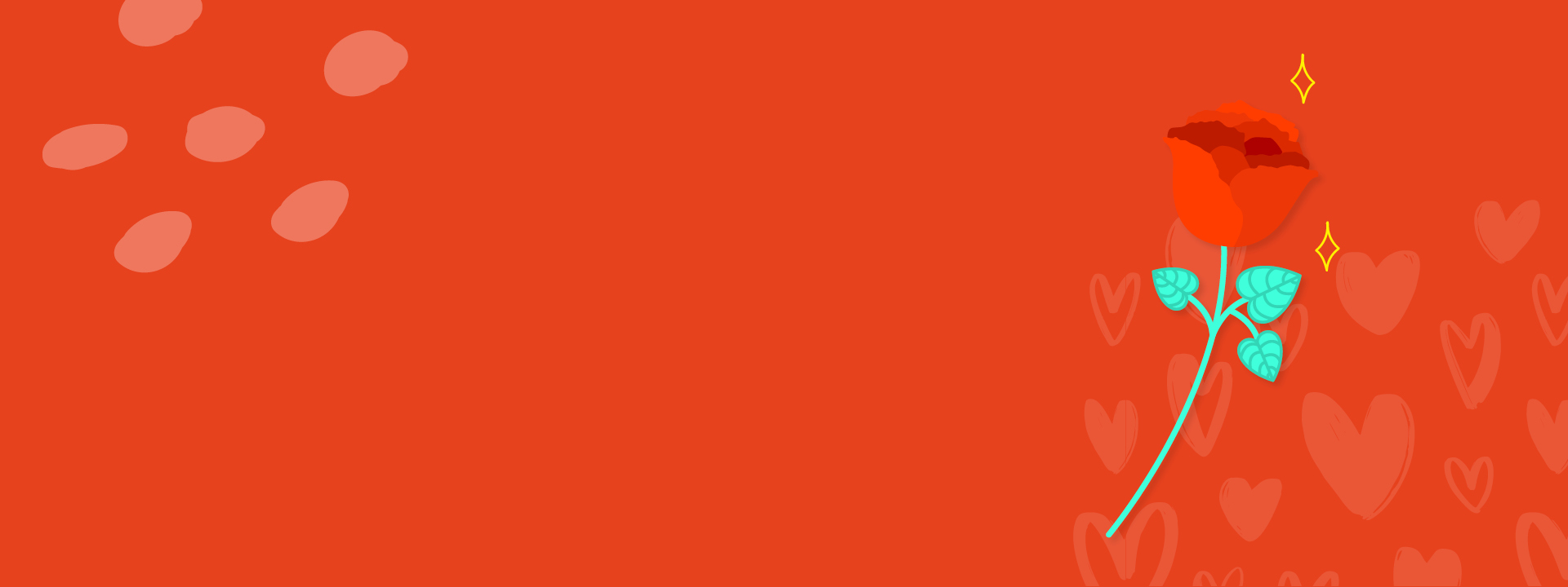 A red rose