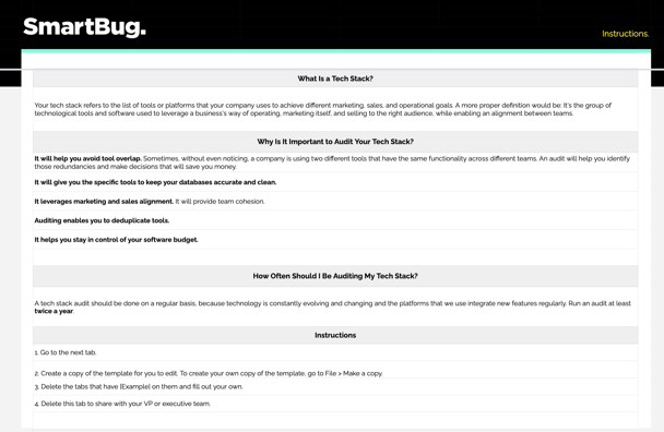 Learn the importance of running a MarTech Stack audit.