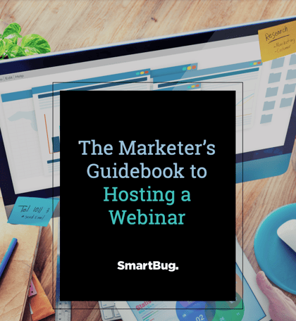 The Marketers Guidebook to Hosting a Webinar cover