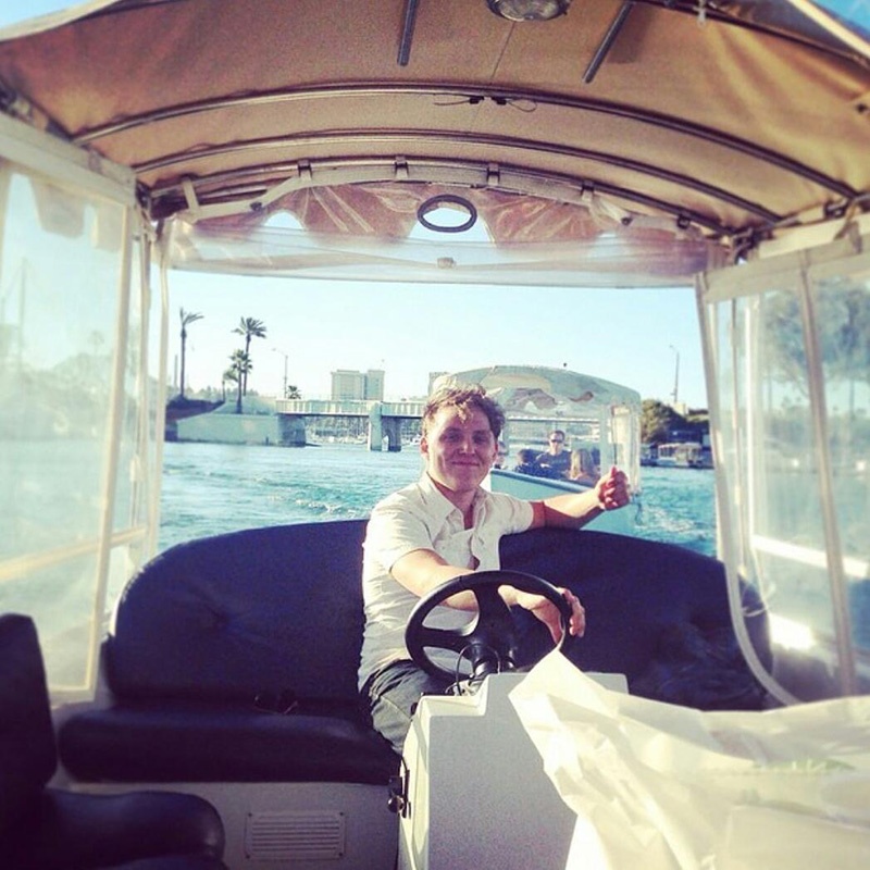 SmartBug on a boat