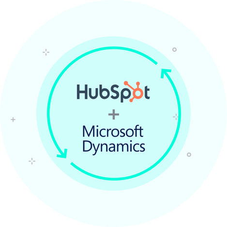 HubSpot and Microsoft Dynamics logos