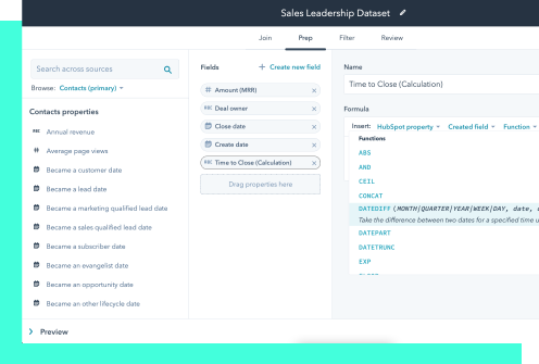 Analyser et rédiger des rapports dans HubSpot