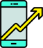 phone analytics icon